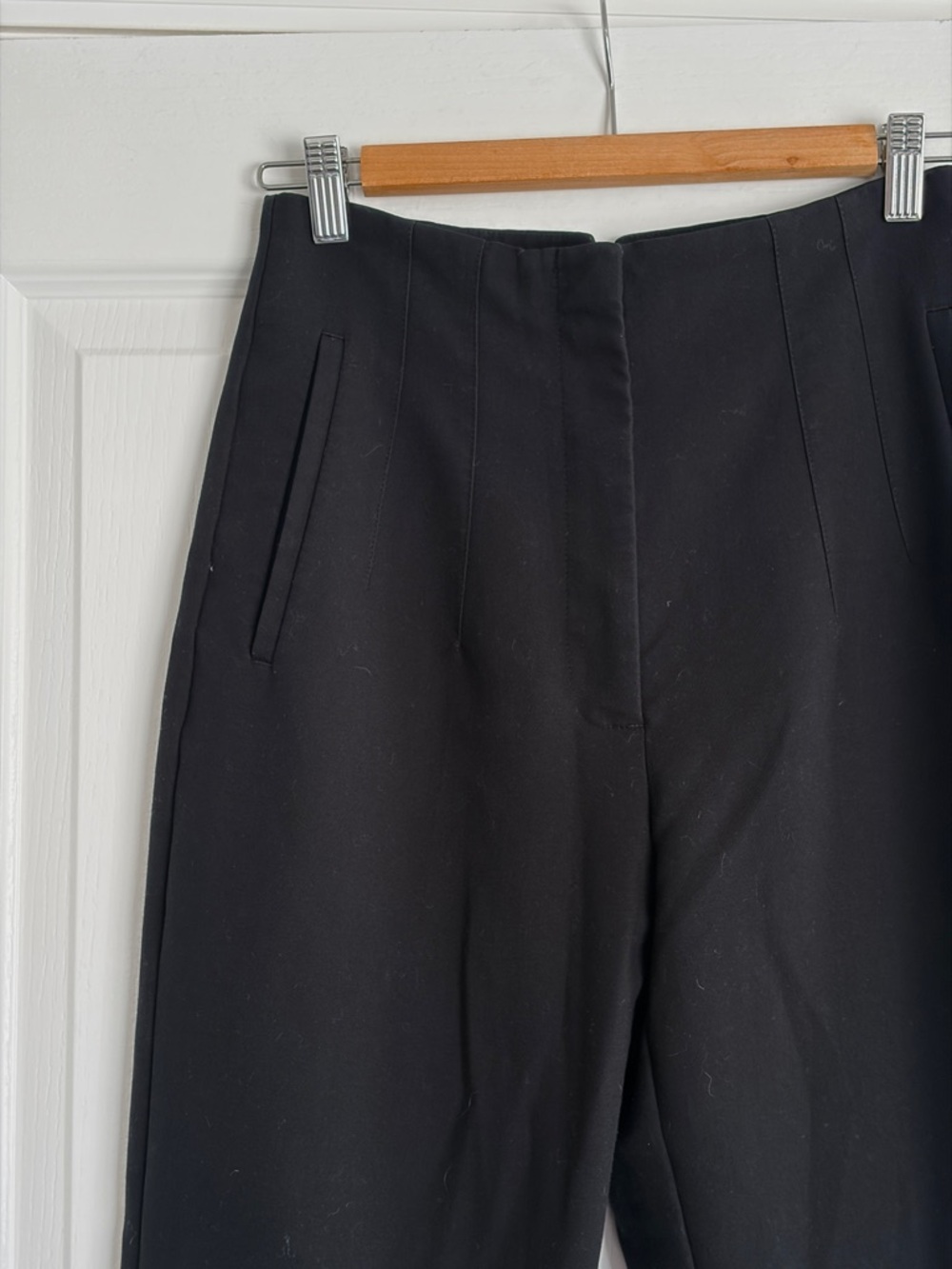 Zara Black Pants with a High Waist
